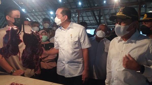 Menteri Perdagangan Tinjau Pasar Inpres Belawan, Ini Curhatan Pedagang
