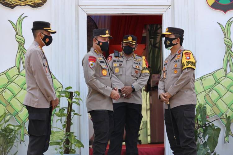 118 Personil Gabungan Disiagakan di Pos Pengamanan Lebaran 2021 di Bangkalan Madura