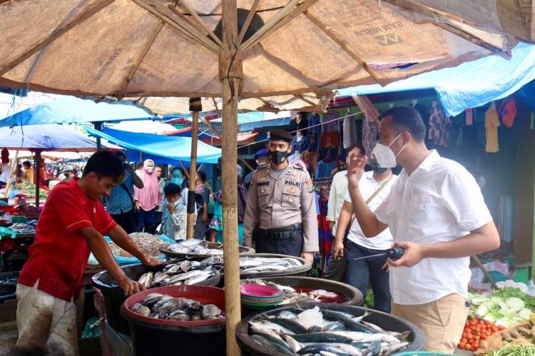 Masih Ada Pedagang Pasar Abai Protokol Kesehatan