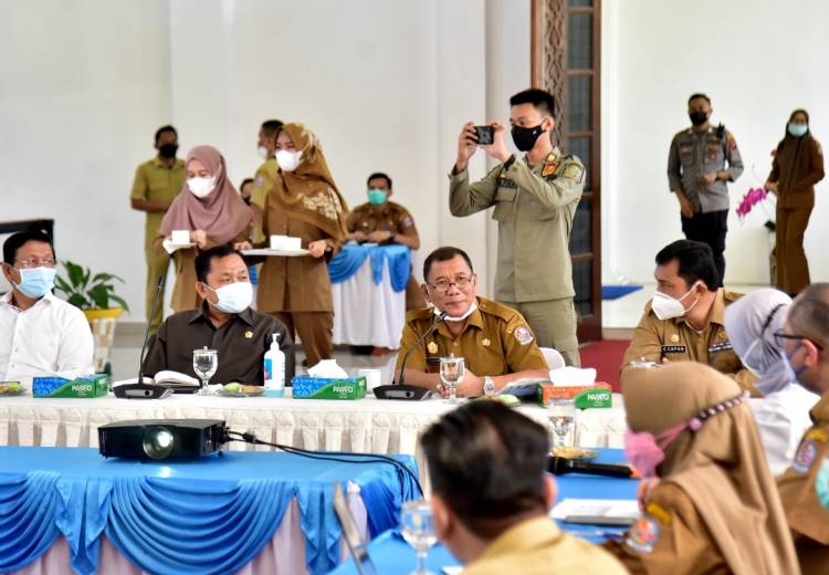 Pemprov Sumut dan Deliserdang Bahas Langkah Turunkan Kasus Covid-19