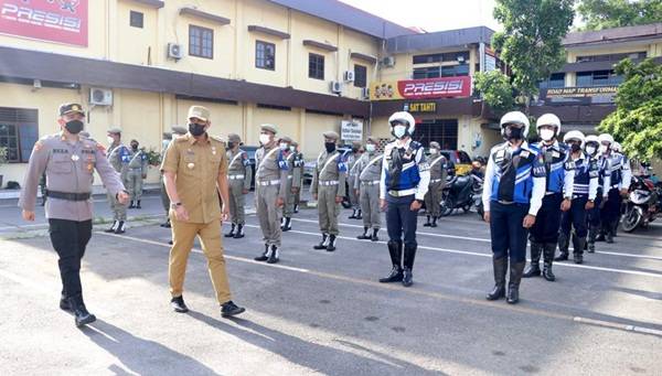 Wali Kota Pimpin Apel Gelar Pasukan Operasi Ketupat Toba Tahun 2021