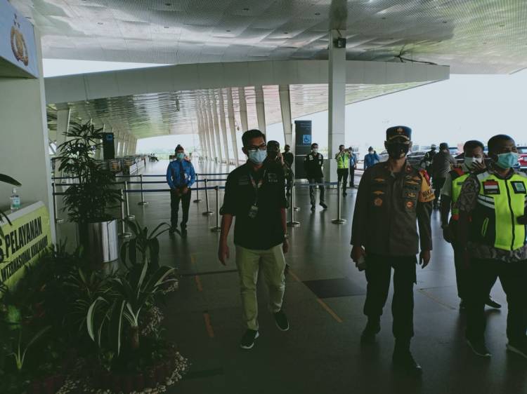 Pangdam I/BB dan Wakapolda Sumut Cek Kesiapan Petugas Pos Yan Bandara Kualanamu