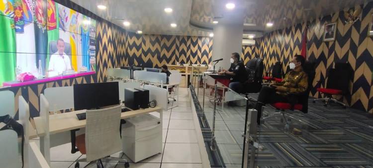 Pemko Medan Ikuti Rakor Terkait Kesiapan Online Single Submission secara virtual