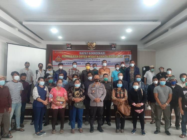 Jelang Idul Fitri, Polres Tanah Karo Kumpulkan Pengusaha Obyek Wisata