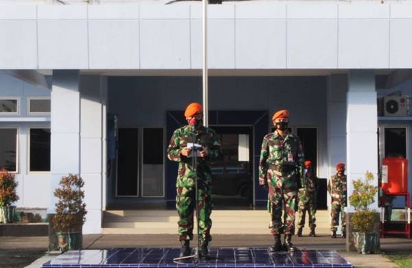 Danwing III Paskhas Pimpin Apel Khusus Pasca Idul Fitri 1442 H