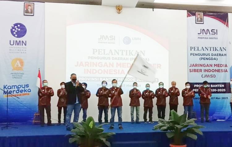 Dihadiri Ketua Komnasham, JMSI Banten Dilantik Ketum Teguh Santosa