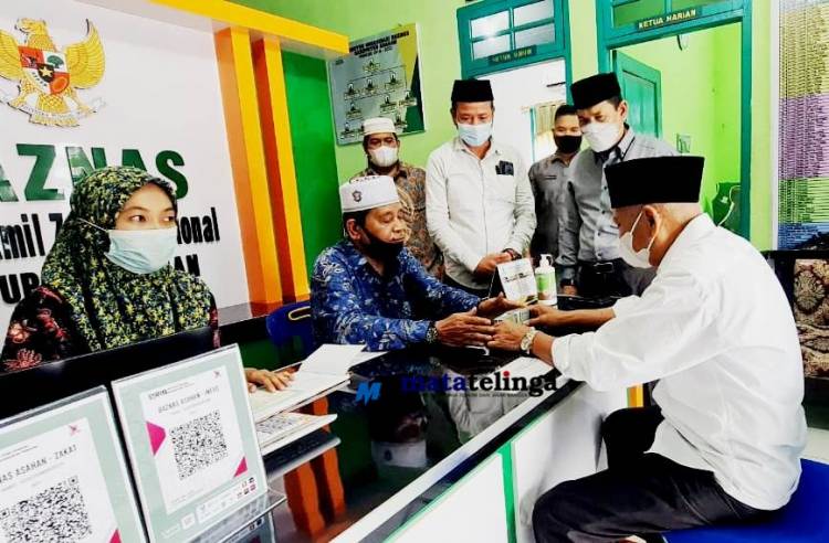 Bupati Asahan Serahkan Zakat Mal di Kantor Baznas Kabupaten Asahan
