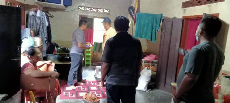 Kapolsek Hutaimbaru Menerima Laporan Warga Atas Temuan Amunisi Senjata Api