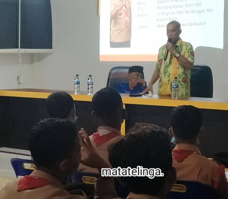Waka Abdimas GP.Kwarcab Asahan Buwono Prawana Berikan Materi Tentang Wawasan Bela Negara