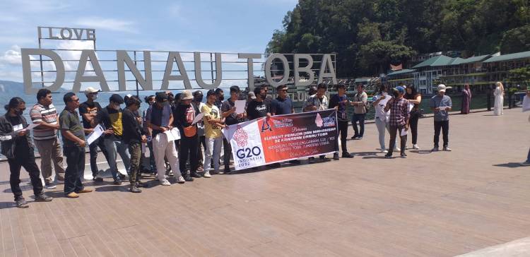 Toba Caldera Geopark Youth Bersama Mahasiswa dan Pemuda Siap Sukseskan W20 di Danau Toba