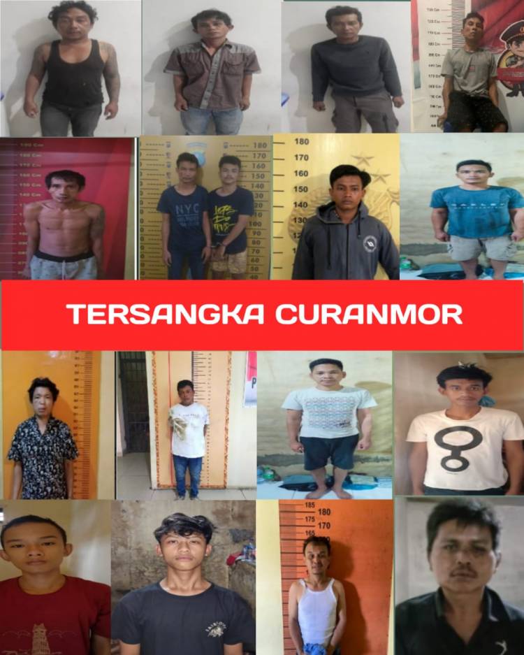 Sepekan, 25 Pelaku Curanmor Diringkus Polrestabes Medan