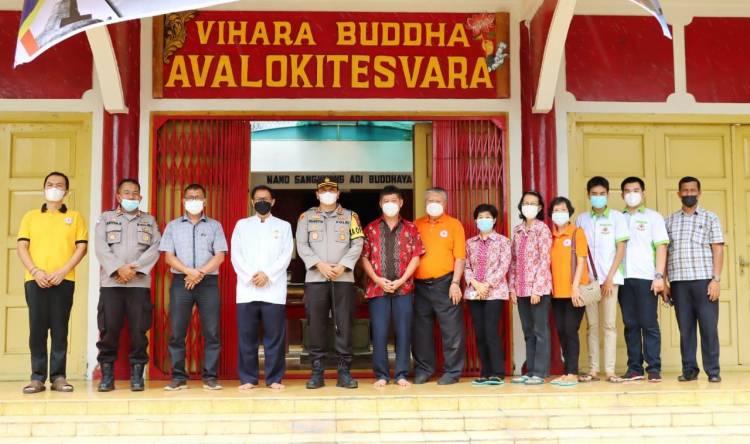 Kapolres Padangsidimpuan Melakukan Kunjungan Ke Yayasan Vihara Avalokitesvara