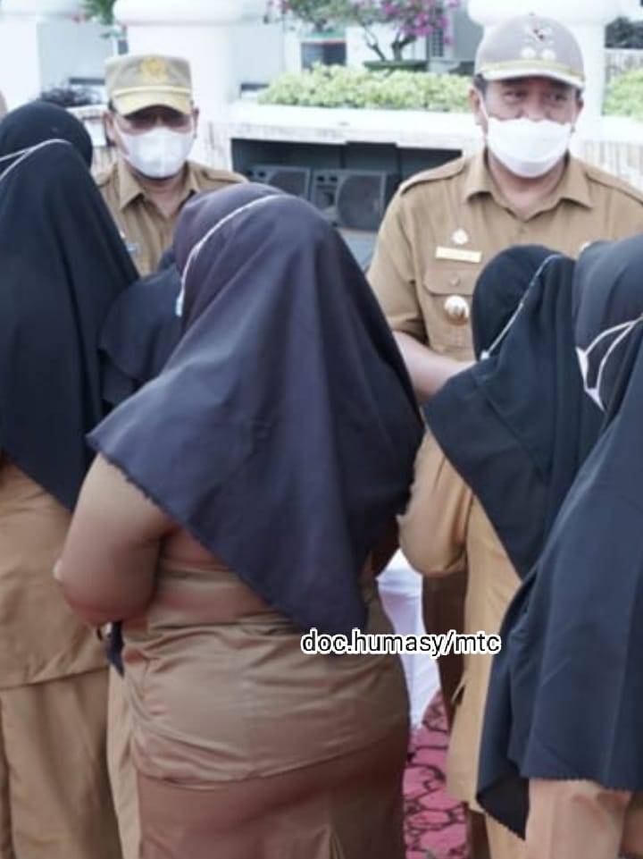 Pasca Libur Idhul Fitri 1443 H, ASN Kabupaten Asahan Gelar Apel Pertama Masuk Kerja