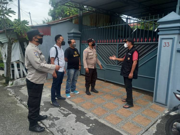 Personel Polsek Medan Baru Gelar Patroli ke Rumah Warga yang Ditinggal Mudik Lebaran