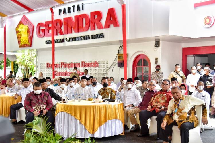Hadiri Halalbihalal Gerindra, Edy Rahmayadi Sebut Pentingnya Silaturahim