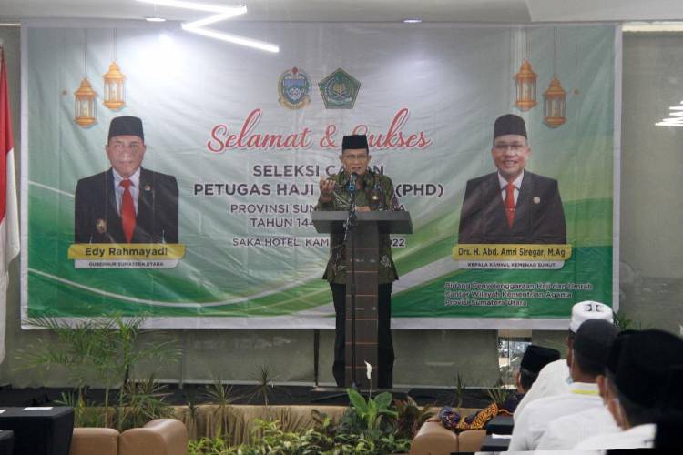 Afifi Lubis Buka Seleksi Petugas Haji Daerah, Ini Harapkannya Bagi Para Petugas