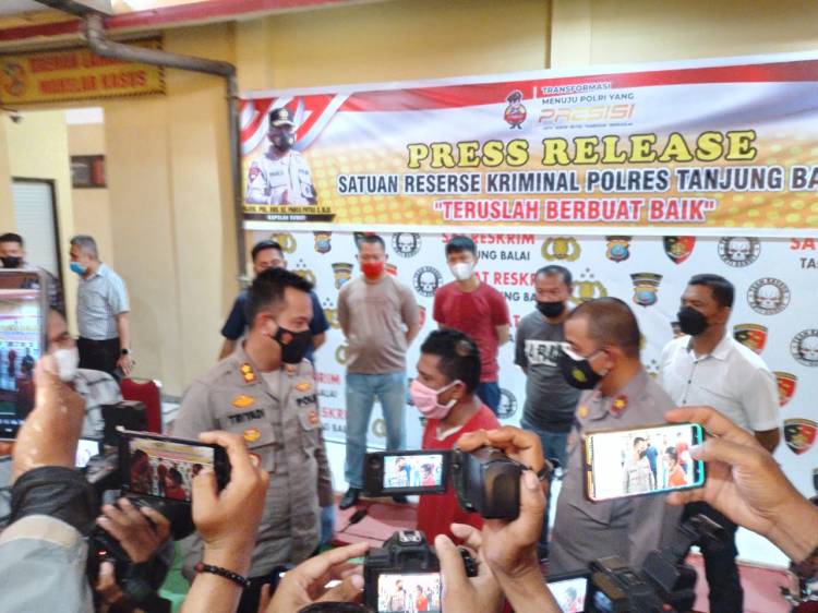 Polres Tanjung Balai Ungkap Kasus Pembunuhan Pemuda di Ruko Kosong