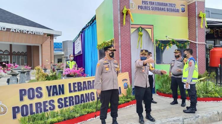 Kapolres Sergai Ucapkan Terima Kasih Kepada Seluruh TNI Dan Stakeholder Ciptakan Situasi Kondusip Pada Arus Mudik