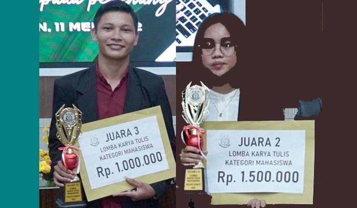 Dua Mahasiswa USM Indonesia Berhasil Jadi Juara Lomba Karya Tulis Kejati Sumut