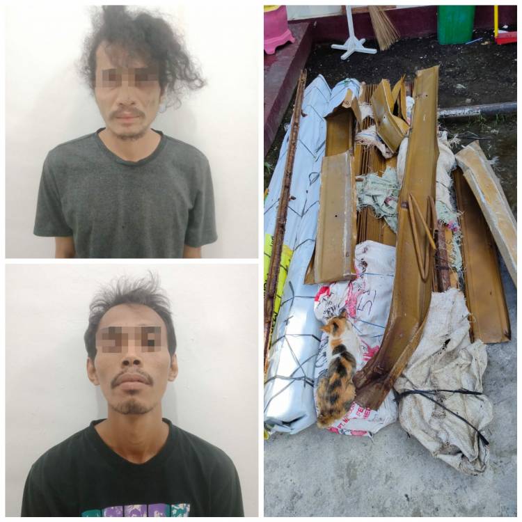 2 Pencurian Pintu Lipat Milik Pasar Gambir  Akhirnya Di Lipat Polisi Saat Beraksi