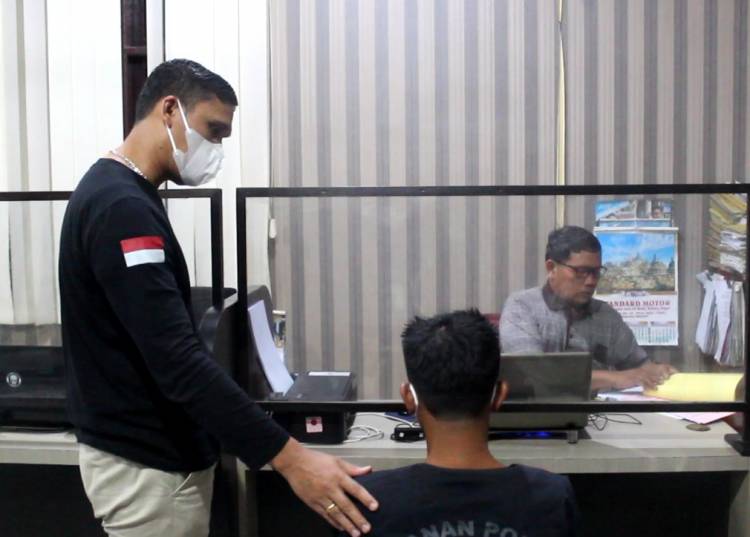 Polres Labuhanbatu Amankan Pelaku Pembacokan di Desa Kampung Padang