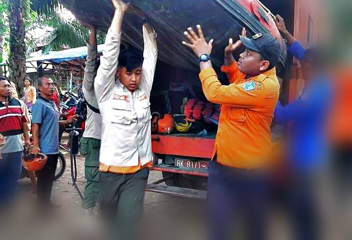 Terseret Arus Sungai Payaroba,  Pencarian Yuda Lubis Masih Terus Berlanjut
