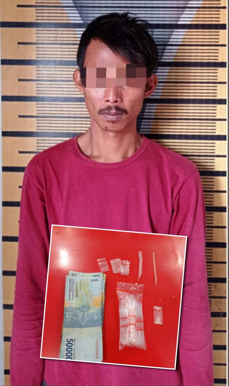Simpan 0,18 Gram Sabu-sabu, Warga Tebingtinggi Nginap di Sel