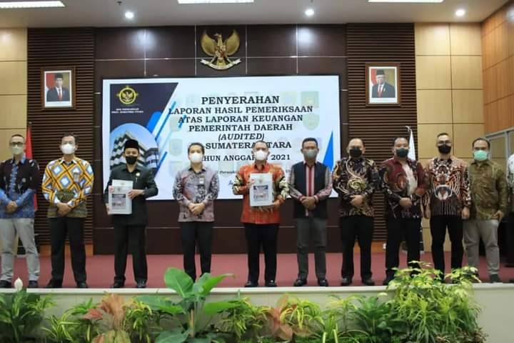 Pemkab Labuhanbatu Terima Hasil Pemeriksaan BPK Perwakilan Sumut Tahun Anggaran 2021