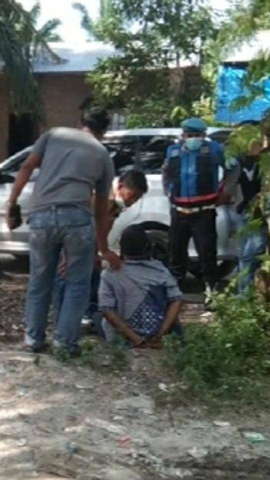 Polres Sergai Grebek Kampung Narkoba Di Desa Pon Kecamatan Sei Bamban