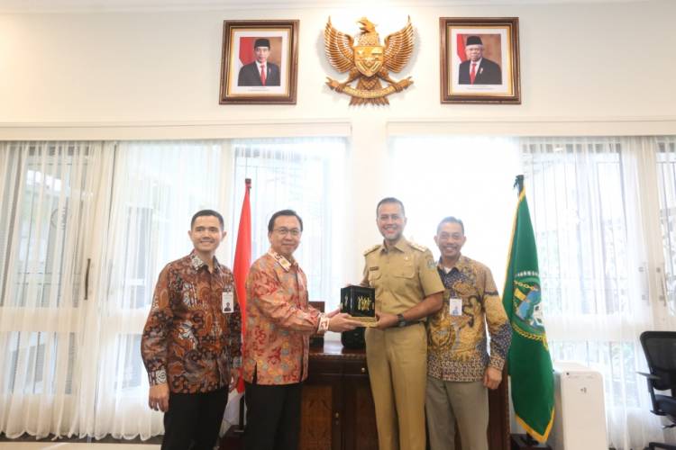 Silaturahmi dengan Regional CEO BSI Sumut, Musa Rajekshah Harap Bank Syariah Bangkitkan Ekonomi Umat