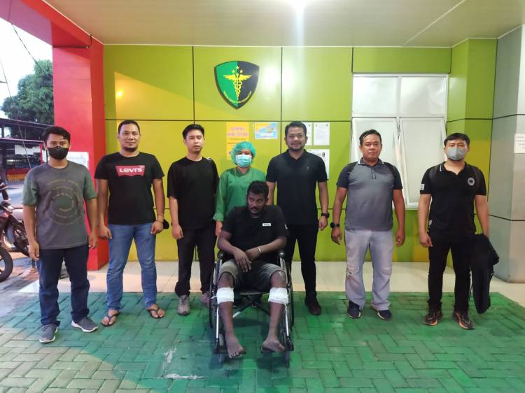 Polsek Medan Baru Tangkap Satu Perampok Sepeda Motor, Kakinya Didor