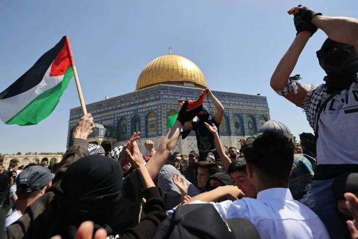 Bentrokan Baru Pecah di Masjid Al Aqsa, Hasmas Serukan Bom Tel Aviv