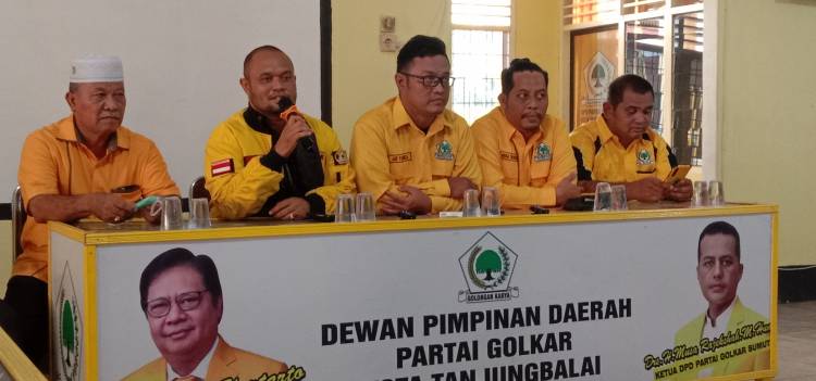Golkar Tanjungbalai Hormati Proses Hukum yang menjerat Dahman Sirait