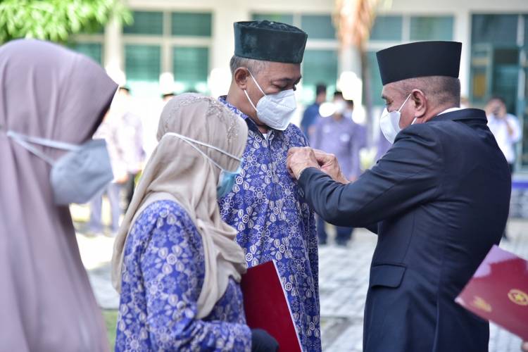 Peringati HUT ke-39, Edy Rahmayadi Tekankan Empat Poin Penting kepada Perwakilan BPKP Sumut