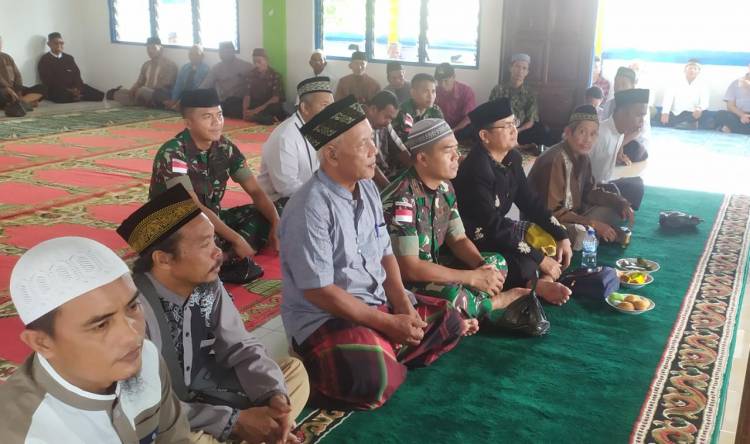 Satgas Pamtas Yonif 123/RW Hadiri Undangan Masyarakat Perbatasan