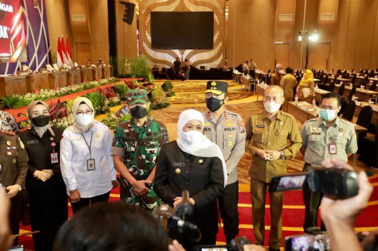 Upaya Penanggulangan Penyakit Mulut dan Kuku pada Hewan Ternak, Forkopimda Jatim Gelar Rapat Kordinasi