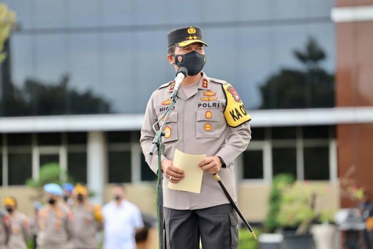 Kapolda Jatim Pimpin Apel Pengamanan Malam Takbir