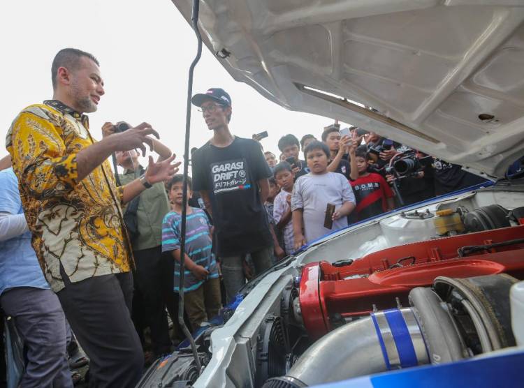 Wagub Sumut Drifting dan Apresiasi Perkembangan Otomotif di Medan