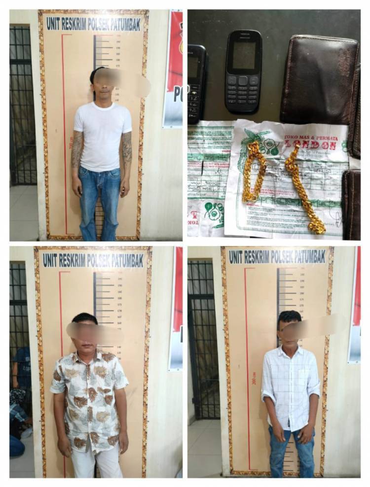 Tiga Pelaku Penipuan Emas Dalam Angkot Diringkus