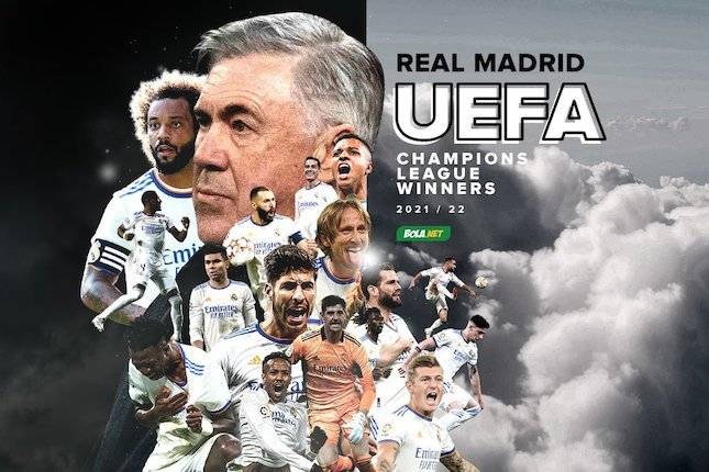 Bungkam Liverpool, Real Madrid Juara Liga Champions 2021/2022