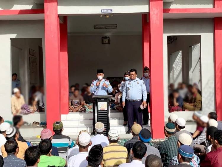 Lima Warga Binaan Lapas Kelas IIA Pancurbatu Bebas, Ratusan Terima Remisi