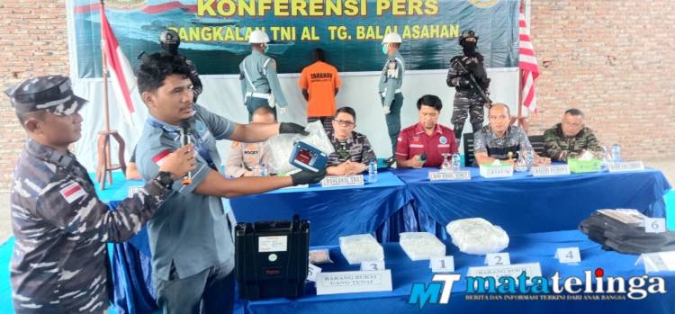 Gendong 6 Kilo Sabu Dari Malaysia, Warga Jatim Ditangkap Diperairan Asahan