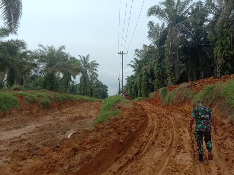 Genjot Ekonomi Rakyat, Satgas TMMD 116 Kodim 0204/DS Bangun Jalan 6 Km
