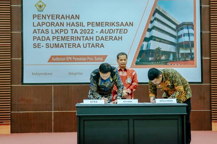 Di Bawah Kepemimpinan Bobby Nasution, Pemko Medan Cetak Hattrick, Raih Opini WTP Tiga Kali Berturut