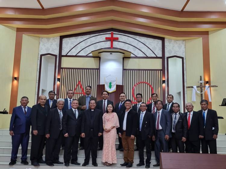 P2MI GMI Kasih Karunia Meriahkan Perayaan Paskah Oikumene PGI Sumut 2023