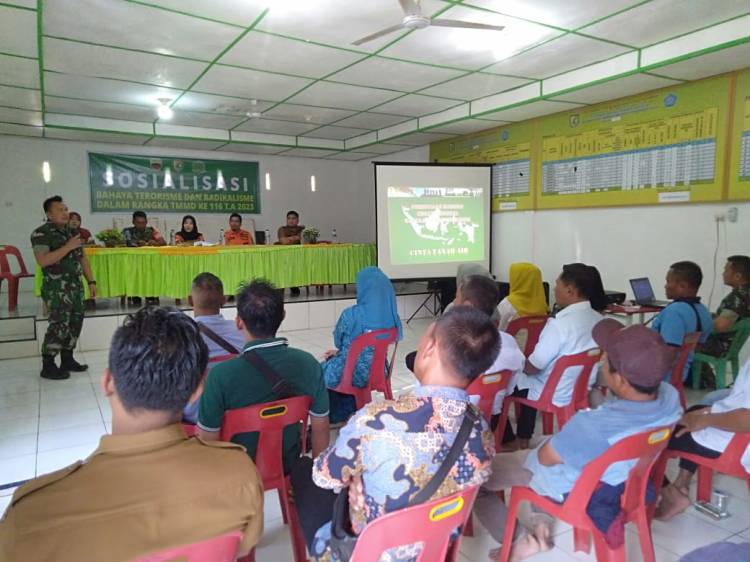 Gerak Cepat Satgas TMMD Kodim Deliserdang Cegah Terorisme dan Radikalisme Masuk Desa