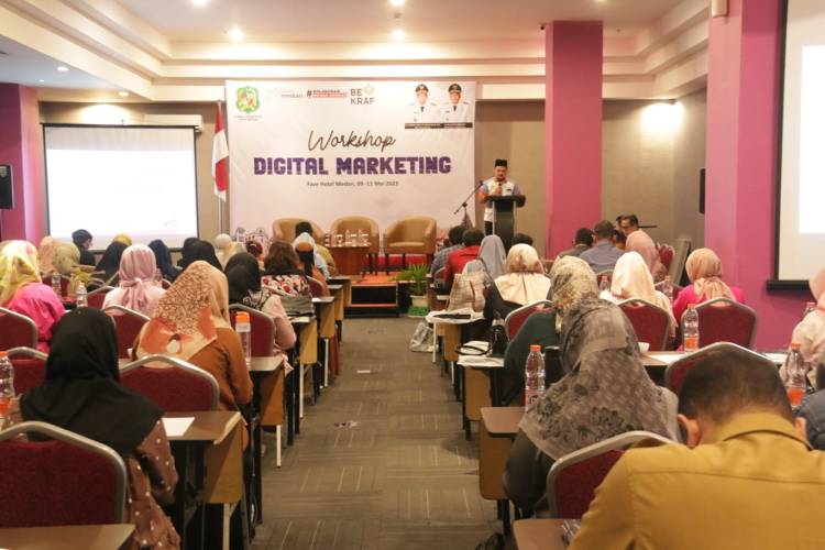 Workshop Digital Marketing Upaya Pemko Medan Kembangkan dan Tingkatkan Ekonomi Kreatif