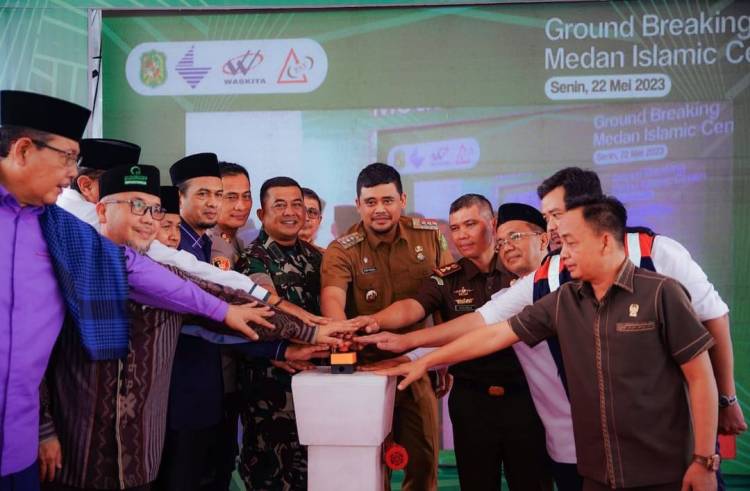 Pembangunan Islamic Center Medan Resmi Dimulai