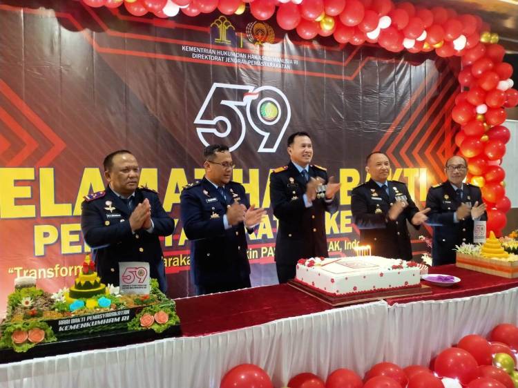 Ikuti Puncak Peringatan HUT Pemasyarakatan Ke-59 dan Halal Bihalal Idul Fitri 1444H, Kanwil Sumut Pusatkan Di Lapas 1 Medan