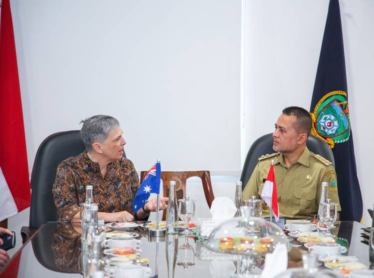 Wagub Musa Rajekshah Jamu Dubes  Australia Penny Williams, Ini yang Dibahas